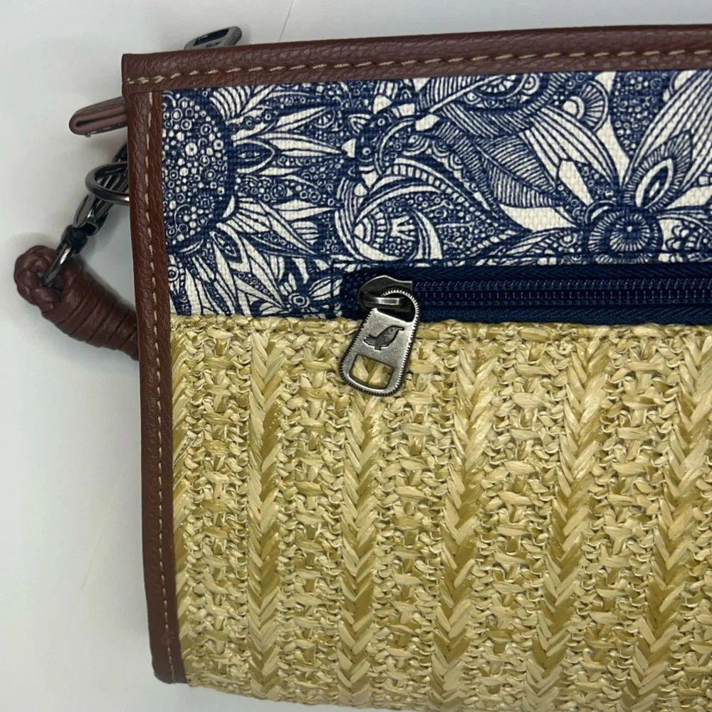 SAKROOTS Roma Mini Crossbody Bag Boho Purse Light‎ Weight Nature Neutral Tone